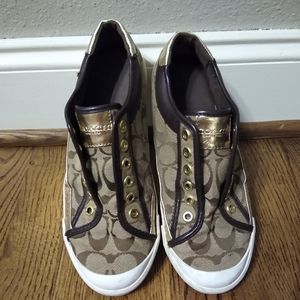Coach slip on shoes